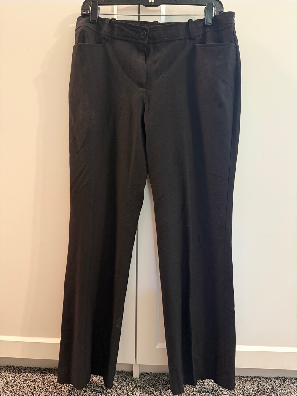 Talbots Signature Fit Black Dress Pants Women’s Size 10P Petite Straight Leg